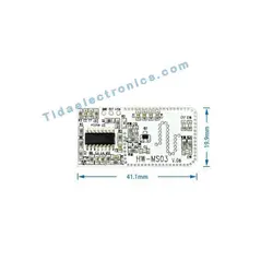 ماژول مایکروویوسنسور HW-MS03 تشخیص حرکت رادار MicroWave