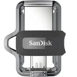 فلش مموری سن دیسک مدل Ultra Dual Drive M3.0 ظرفیت 32 گیگابایت