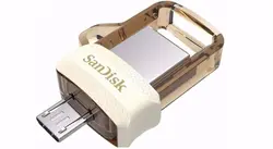 فلش مموری سن دیسک مدل Ultra Dual Drive M3.0 ظرفیت 32 گیگابایت