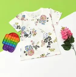 تیشرت گلدار