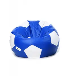 مبل شنی توپ فوتبال سفید آبی - توکا شاپ نمایندگی اینتکس و فروشگاه محصولات بادی