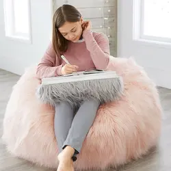 مبل شنی پارچه خز صورتی - توکا شاپ نمایندگی اینتکس و فروشگاه محصولات بادی