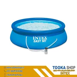 استخر آماده ایزی ست قطر 366 با پمپ تصفیه آب