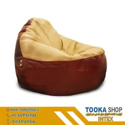 مبل شنی دو رنگ چرم