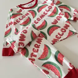 ست راحتی مادر و کودک طرح هندوانه یلدا - توتوکید