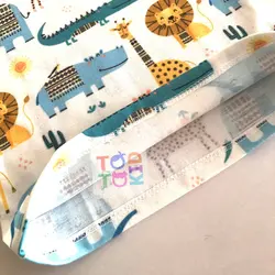 ست راحتی آستین کوتاه شلوار طرح حیوانات زمینه سفید - توتوکید