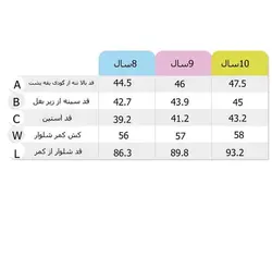 بلوز شلوار دختر بچه