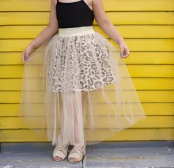 دامن توری دخترانه