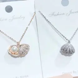 گردنبند جواهری صدف code0232