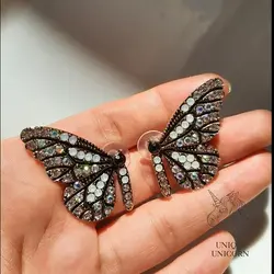 گوشواره پروانه سفید