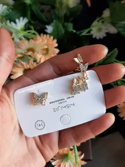 گوشواره ایرکاف پروانه 2