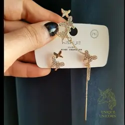 گوشواره ایرکاف پروانه 3