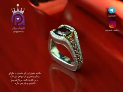 انگشتر نقره طرح انحصاری ژوپیر از گروه هنری آپ جواهر |