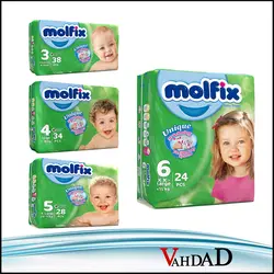 پوشک کودک چسبی مولفیکس - فروشگاه اینترنتی وهداد