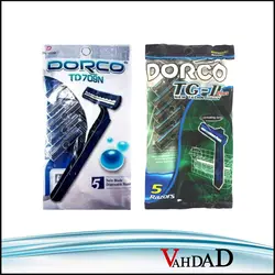 دسته تیغ یکبار مصرف مردانه دو لبه دورکو - فروشگاه اینترنتی وهداد