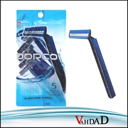 دسته تیغ یکبار مصرف مردانه دو لبه دورکو - فروشگاه اینترنتی وهداد