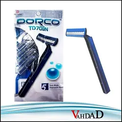 دسته تیغ یکبار مصرف مردانه دو لبه دورکو - فروشگاه اینترنتی وهداد