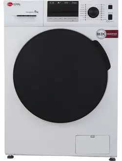 ماشین لباسشویی کرال 8 کیلویی سفید