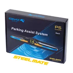 سنسور دنده عقب استیل میت مدل P5 بسته 4 عددی | steel mate | parking sensor