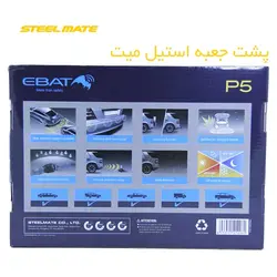 سنسور دنده عقب استیل میت مدل P5 بسته 4 عددی | steel mate | parking sensor