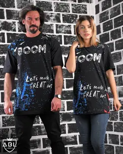تیشرت مشکی TS2084 BOOM