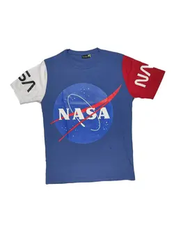 تیشرت آبی  TS1077 NASA