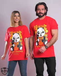 تیشرت قرمز پاندا TS2089