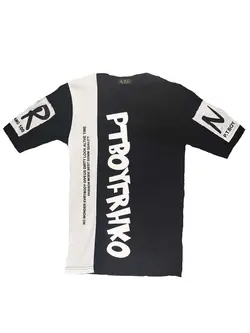 تیشرت سفید/مشکی TS2057 PTBOY