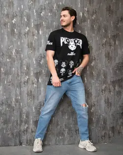 تیشرت مشکی میکی ماوس TS1090