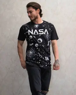 تیشرت مشکی TS1091 NASA