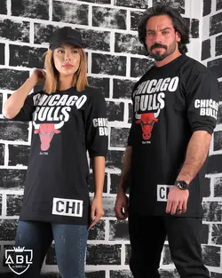 تیشرت مشکی TS2087 CHICAGO BULLS