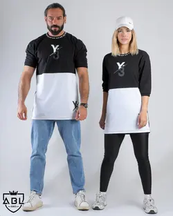 تیشرت سفید/مشکی TS2124 Y3