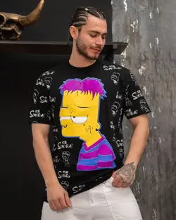 تیشرت مشکی سیمپسون TS1100