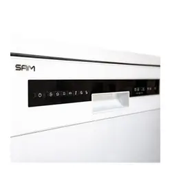 ماشین ظرفشویی 14 نفره سفید سام مدل DW-180W