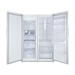 یخچال و فریزر دو قلو هیمالیا سفید چرمی مدل رومانو پلاس