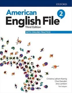 American English File 3rd edition 2 (SB+WB+DVD) برگ گلاسه – قطع رحلی