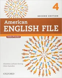 American English File 2nd Edition – Book 4 (SB+WB+CD) – قطع رحلی و برگ تحریر