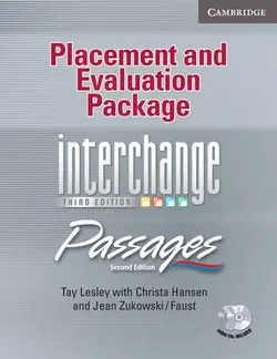 Placement and Evaluation Package Interchange T.E/Passages S.E+CD