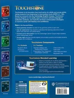 Touchstone 2 WB+SB+CD 2nd edition – برگ گلاسه
