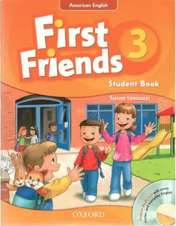American First Friends 1st edition Book 3 (SB+WB+CD) نسخه all in one و برگ تحریر