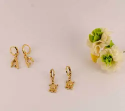 گوشواره های لاکپشتی