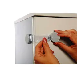 قفل کابینت کودک همه کاره نقره ای