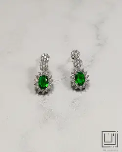 سرویس جواهری فلاور زمرد کد serv10