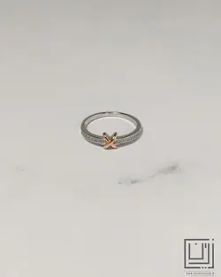 سرویس جواهری نقره ابکاری رز گلد کد nserv27