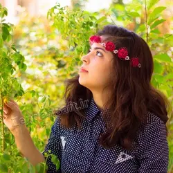 تاج گلدار دست ساز