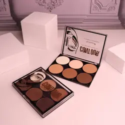 پالت کانتور و هایلایتر خشک ۶رنگ Gulflower