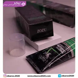 فوم شستشو صورت تیوپی براش دار زغال بامبو زوزو - زیبارو فروش عمده لوازم آرایشی و بهداشتی