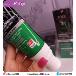 فوم شستشو صورت تیوپی براش دار زغال بامبو زوزو - زیبارو فروش عمده لوازم آرایشی و بهداشتی