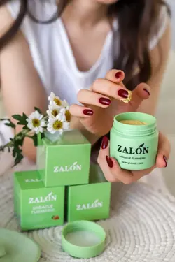 ماسک درمانی زردچوبه زالون zalon - زیبارو فروش عمده لوازم آرایشی و بهداشتی