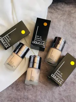 کرم پودر دوسه کانسیلر دار ( جعبه مشکی شیشه مات)